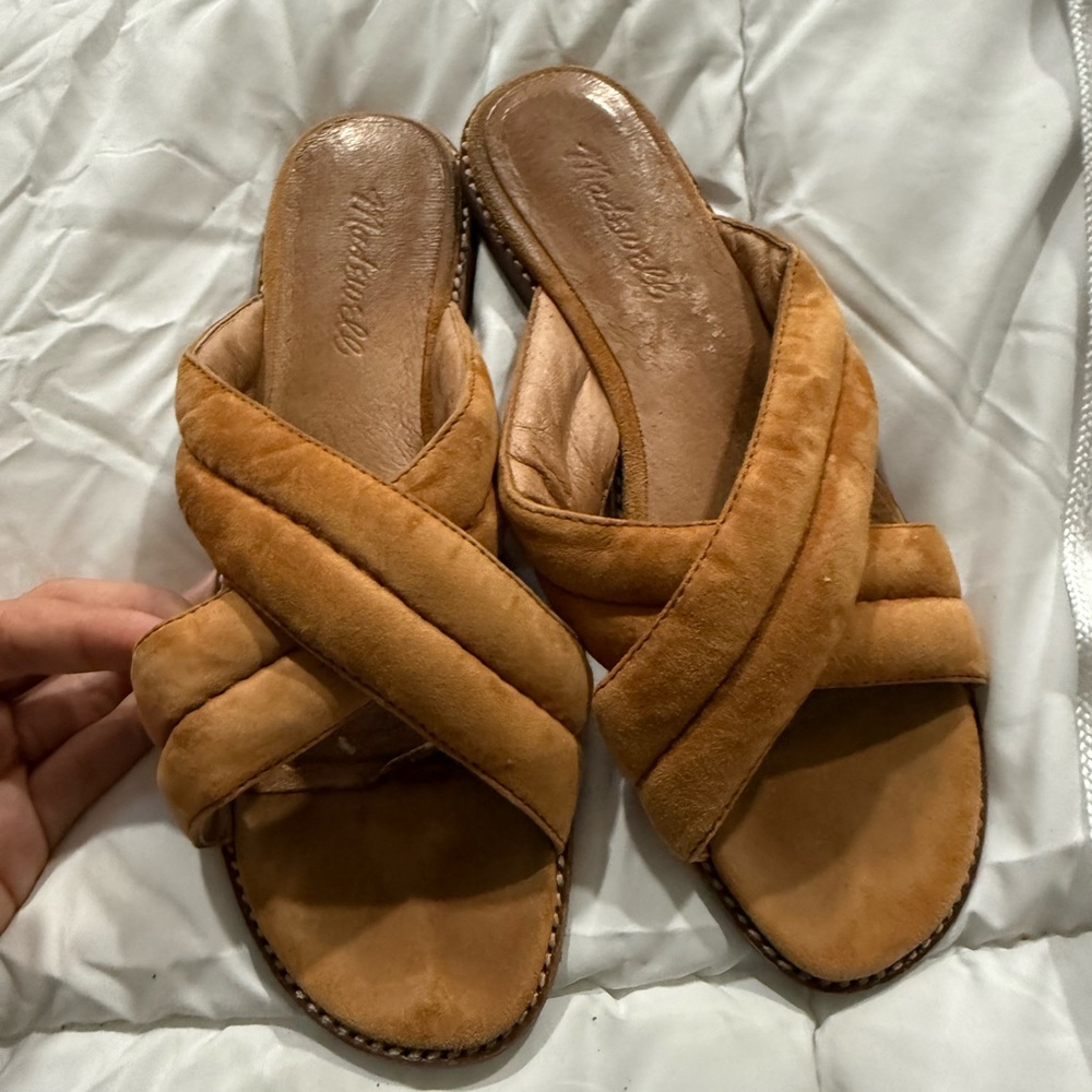 Madewell Women's Tan Slide Sandals